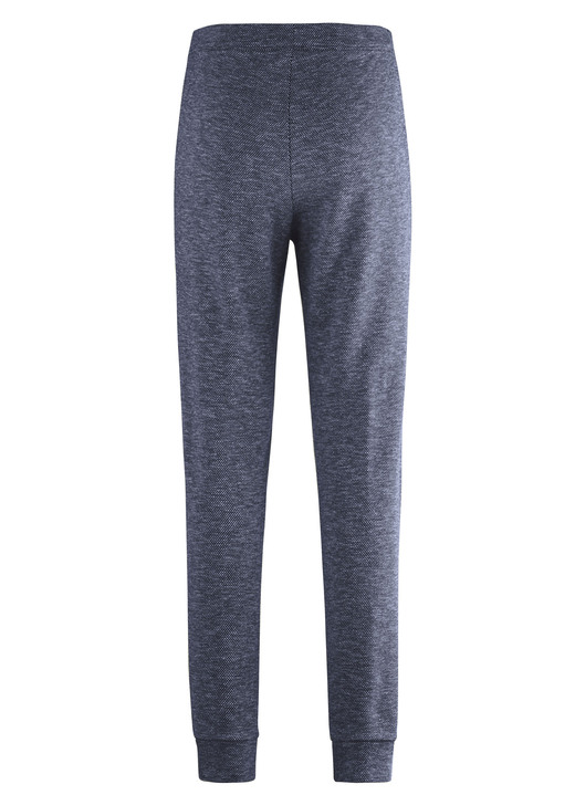 Hosen - Strickhose Ansicht 2 Hosen - Strickhose, in Größe 017 bis 052, in Farbe BLAU-SCHWARZ Ansicht 2