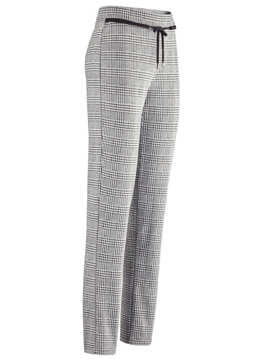 Hosen - Hose mit aktueller Glencheck-Dessinierung Ansicht 4 Hosen - Hose mit aktueller Glencheck-Dessinierung, in Größe 018 bis 235, in Farbe MARINE-GRAFIT Ansicht 4