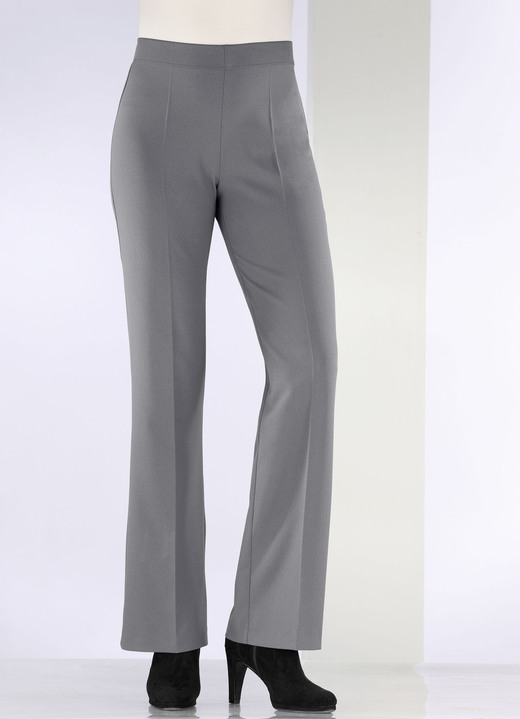 Hosen - Schicke Hose mit ausgestellter Fußweite, in Größe 018 bis 054, in Farbe MARINE Ansicht 9