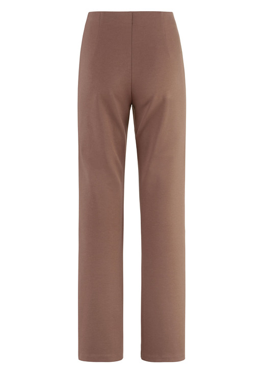 Hosen in Schlupfform - Jerseyhose mit ausgestellter Fußweite Ansicht 2 Hosen in Schlupfform - Jerseyhose mit ausgestellter Fußweite, in Größe 018 bis 092, in Farbe COGNAC Ansicht 2