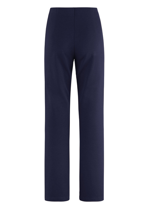 Hosen in Schlupfform - Jerseyhose mit ausgestellter Fußweite, in Größe 018 bis 092, in Farbe SCHWARZ Ansicht 8