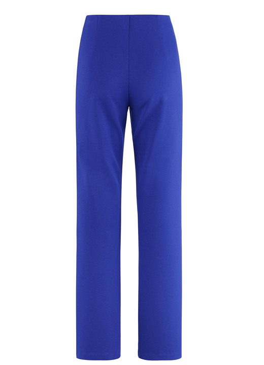 Hosen in Schlupfform - Jerseyhose mit ausgestellter Fußweite Ansicht 2 Hosen in Schlupfform - Jerseyhose mit ausgestellter Fußweite, in Größe 018 bis 092, in Farbe ROYALBLAU Ansicht 2