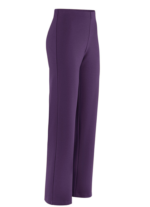 Hosen in Schlupfform - Jerseyhose mit ausgestellter Fußweite Ansicht 13 Hosen in Schlupfform - Jerseyhose mit ausgestellter Fußweite, in Größe 018 bis 092, in Farbe COGNAC Ansicht 13
