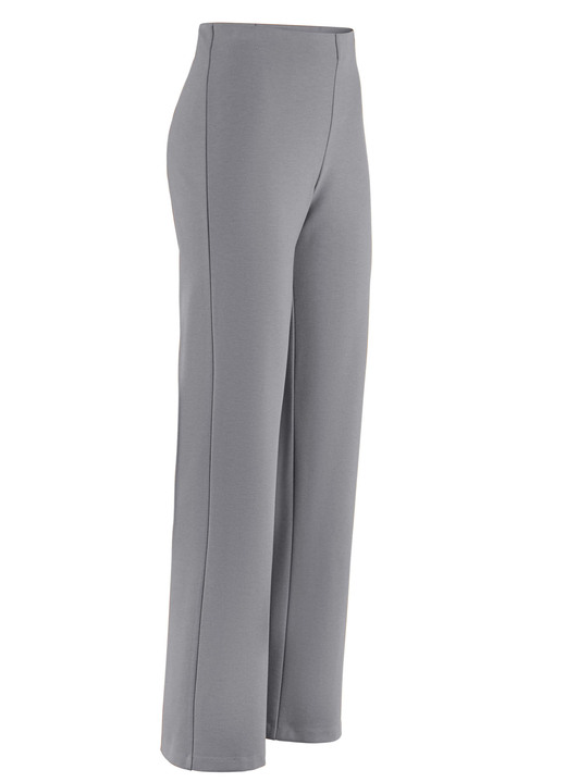 Damenmode - Jerseyhose mit ausgestellter Fußweite Ansicht 10 Damenmode - Jerseyhose mit ausgestellter Fußweite, in Größe 018 bis 092, in Farbe SCHWARZ Ansicht 10
