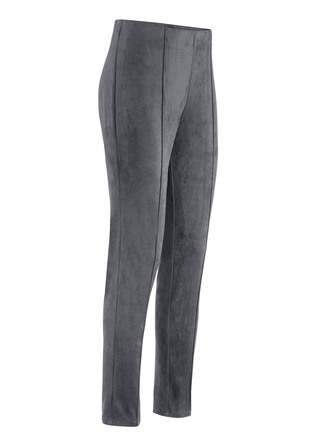 Hose in Wildleder-Optik