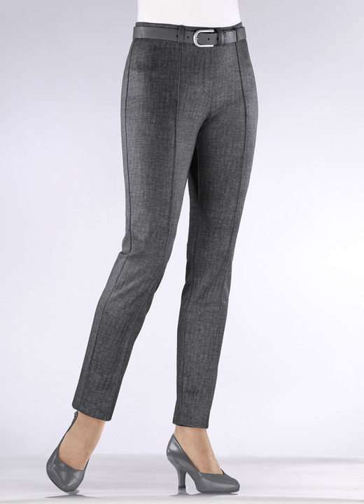 Hosen - Jerseyhose in Schlupfform Ansicht 3 Hosen - Jerseyhose in Schlupfform, in Größe 017 bis 052, in Farbe INDIGOBLAU MEL. Ansicht 3