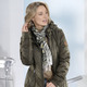 - Longjacke mit Raubtierfell-Dessin, in Größe 036 bis 054, in Farbe OLIV – Farbe OLIV – Ansicht 1