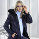 Wolljacken - Jacke mit fester Kapuze – Farbe NAVY – Ansicht 1 Wolljacken - Jacke mit fester Kapuze, in Größe 036 bis 054, in Farbe NAVY – Farbe NAVY – Ansicht 1