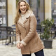Lederjacken - Lederjacke von „Cabrini“, in Größe 036 bis 050, in Farbe BEIGE – Farbe BEIGE – Ansicht 2