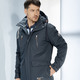 - Funktionsjacke mit abtrennbarer Kapuze, in Größe 3XL (58) bis XXL (56), in Farbe NACHTBLAU – Farbe NACHTBLAU – Ansicht 2