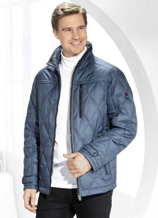 - Steppkurzjacke von „Gate One“, in Größe 024 bis 064, in Farbe INDIGOBLAU Ansicht 1