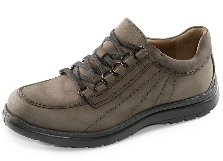 Slipper & Schnürschuhe - Schnürschuh mit herausnehmbarem Fußbett, in Größe 040 bis 047, in Farbe OLIV Ansicht 1