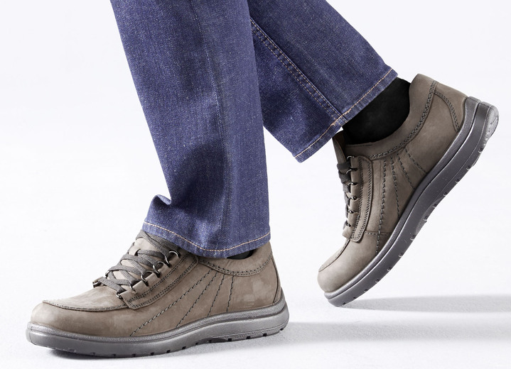 - Schnürschuh mit herausnehmbarem Fußbett, in Größe 040 bis 047, in Farbe OLIV Ansicht 3