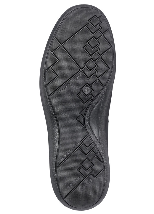 Herrenschuhe - Schnür-Bootie mit Wechselfußbett, in Größe 040 bis 046, in Farbe SCHWARZ Ansicht 4