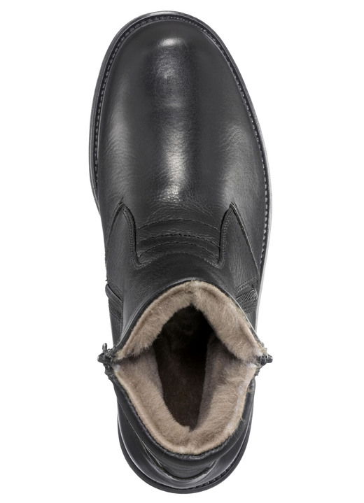 Stiefeletten - GINO GALANTE, gefütterte Herren-Stiefel, Winterschuhe, mit Lammfell Ansicht 6 Stiefeletten - GINO GALANTE, gefütterte Herren-Stiefel, Winterschuhe, mit Lammfell, in Größe 039 bis 046, in Farbe BRAUN Ansicht 6