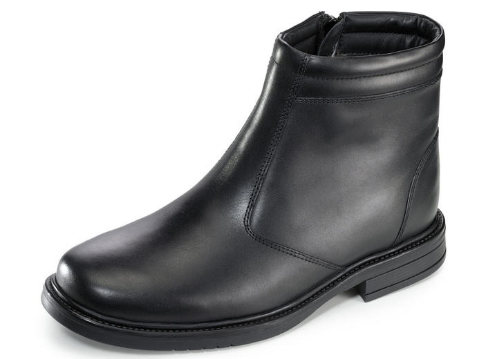 Stiefeletten - Stiefelette aus molligem Lammfellfutter, in Größe 040 bis 046, in Farbe SCHWARZ Ansicht 1