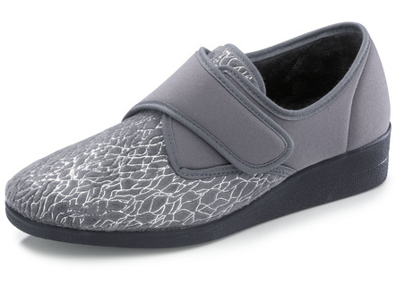 Laurina, klassische Damen-Klettschuhe, mit elastischem Samt