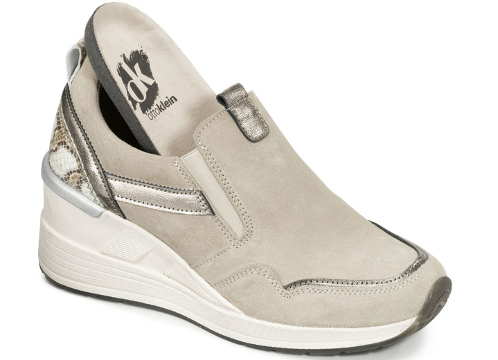 Slipper & Schnürschuhe - Slipper aus Rind-Veloursleder Ansicht 2 Slipper & Schnürschuhe - Slipper aus Rind-Veloursleder, in Größe 036 bis 042, in Farbe BEIGE Ansicht 2