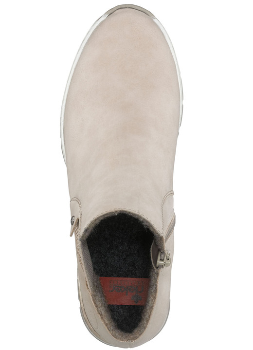 Stiefel & Stiefeletten - Rieker Stiefelette aus weichem Nubukmaterial, in Größe 036 bis 042, in Farbe BEIGE Ansicht 5