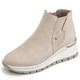 Stiefel & Stiefeletten - Rieker Stiefelette aus weichem Nubukmaterial, in Größe 036 bis 042, in Farbe BEIGE – Farbe BEIGE – Ansicht 1