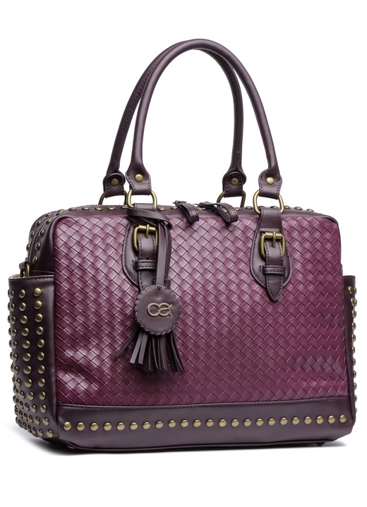 - Collezione Alessandro Tasche mit trendigen Ziernieten, in Farbe BORDEAUX Ansicht 2