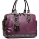 - Collezione Alessandro Tasche mit trendigen Ziernieten, in Farbe BORDEAUX – Farbe BORDEAUX – Ansicht 2
