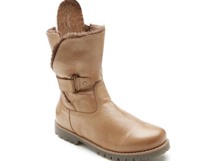 - Andrea Conti Bootie mit verstellbarer Klettspange, in Größe 036 bis 042, in Farbe COGNAC Ansicht 2