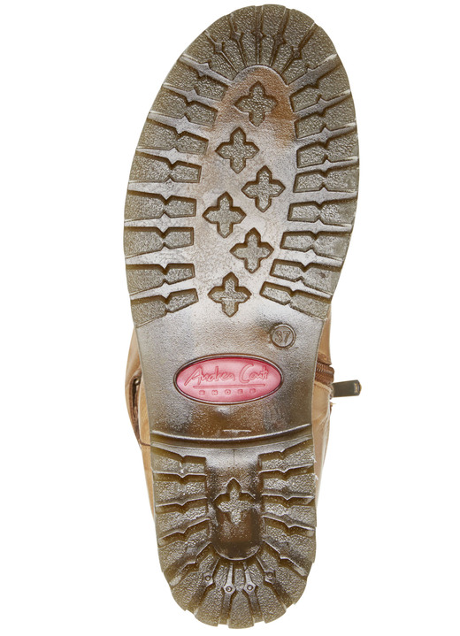 - Andrea Conti Bootie mit verstellbarer Klettspange, in Größe 036 bis 042, in Farbe COGNAC Ansicht 4