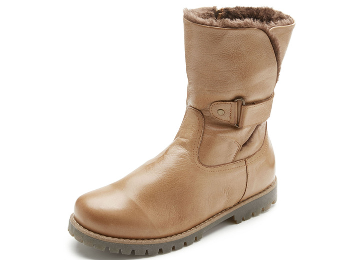 - Andrea Conti Bootie mit verstellbarer Klettspange, in Größe 036 bis 042, in Farbe COGNAC Ansicht 1