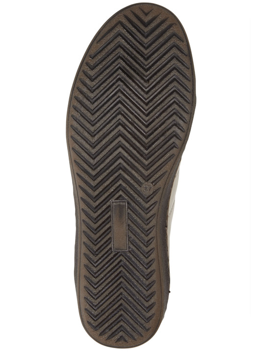 - Andrea Conti Schnür-Sneaker mit rückwärtigem Kontrast-Besatz, in Größe 036 bis 042, in Farbe BEIGE Ansicht 4