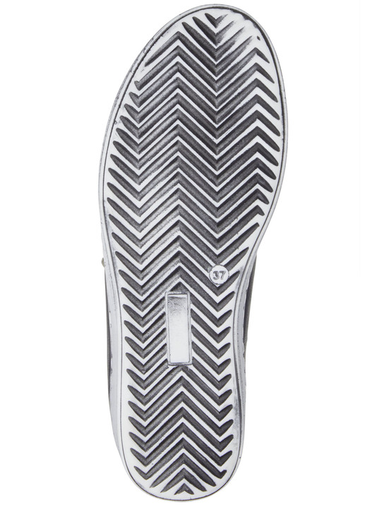 - Andrea Conti Sneaker mit pfiffiger Kontrast-Schnürung, in Größe 036 bis 042, in Farbe MARINE-ROT Ansicht 4