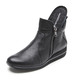 Stiefel & Stiefeletten - Waldläufer, bequeme Damen-Stiefeletten, Weite H, aus Hirschleder, in Größe 3 1/2 bis 8, in Farbe MARINE – Farbe SCHWARZ – Ansicht 2