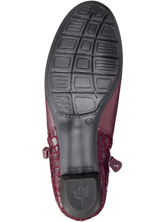 Stiefel & Stiefeletten - ELENA EDEN, elegante Damen-Stiefeletten, Weite G, mit herausnehmbarem Fußbett Ansicht 3 Stiefel & Stiefeletten - ELENA EDEN, elegante Damen-Stiefeletten, Weite G, mit herausnehmbarem Fußbett, in Größe 036 bis 042, in Farbe BURGUND Ansicht 3