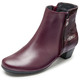 Stiefel & Stiefeletten - ELENA EDEN, elegante Damen-Stiefeletten, Weite G, mit herausnehmbarem Fußbett – Farbe BURGUND – Ansicht 1 Stiefel & Stiefeletten - ELENA EDEN, elegante Damen-Stiefeletten, Weite G, mit herausnehmbarem Fußbett, in Größe 036 bis 042, in Farbe BURGUND – Farbe BURGUND – Ansicht 1