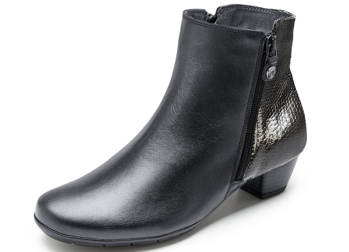 Stiefel & Stiefeletten - ELENA EDEN, elegante Damen-Stiefeletten, Weite G, mit herausnehmbarem Fußbett Ansicht 4 Stiefel & Stiefeletten - ELENA EDEN, elegante Damen-Stiefeletten, Weite G, mit herausnehmbarem Fußbett, in Größe 036 bis 042, in Farbe BURGUND Ansicht 4