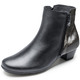 Stiefel & Stiefeletten - ELENA EDEN, elegante Damen-Stiefeletten, Weite G, mit herausnehmbarem Fußbett – Farbe SCHWARZ – Ansicht 1 Stiefel & Stiefeletten - ELENA EDEN, elegante Damen-Stiefeletten, Weite G, mit herausnehmbarem Fußbett, in Größe 036 bis 042, in Farbe BURGUND – Farbe SCHWARZ – Ansicht 1