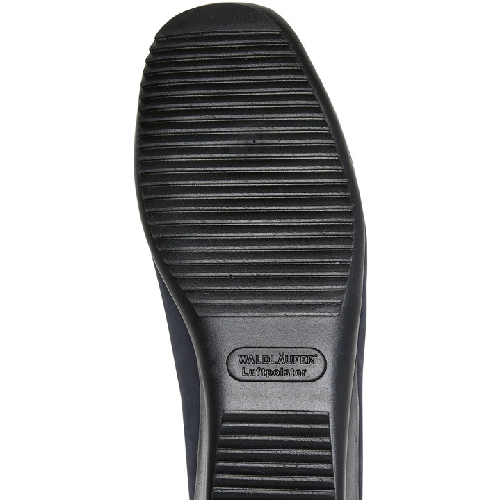 Slipper & Schnürschuhe - Waldläufer, bequeme Damen-Slipper, Weite H, mit herausnehmbarem Fußbett, in Größe 3 1/2 bis 8, in Farbe COGNAC-BLAU Ansicht 13