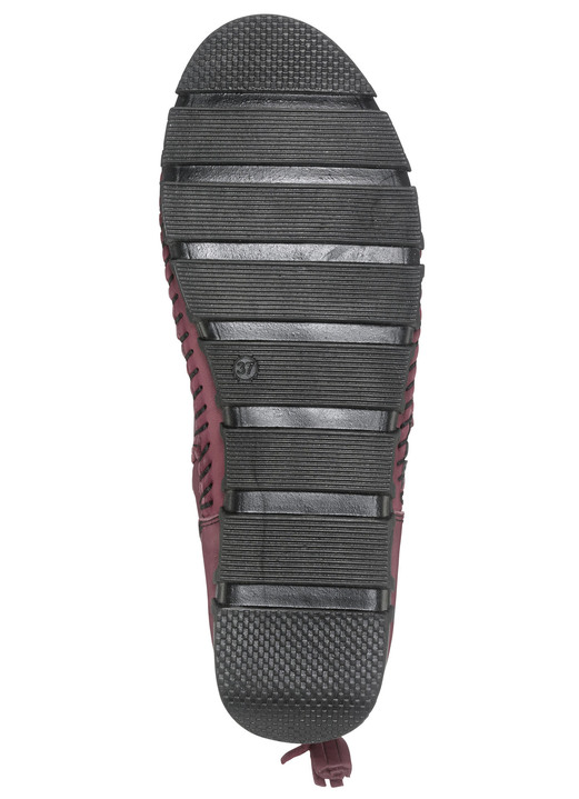 Stiefel & Stiefeletten - Gemini Mokassin-Stiefelette aus Rind-Nappaleder mit Knitter-Struktur Ansicht 9 Stiefel & Stiefeletten - Gemini Mokassin-Stiefelette aus Rind-Nappaleder mit Knitter-Struktur, in Größe 036 bis 042, in Farbe GELB Ansicht 9