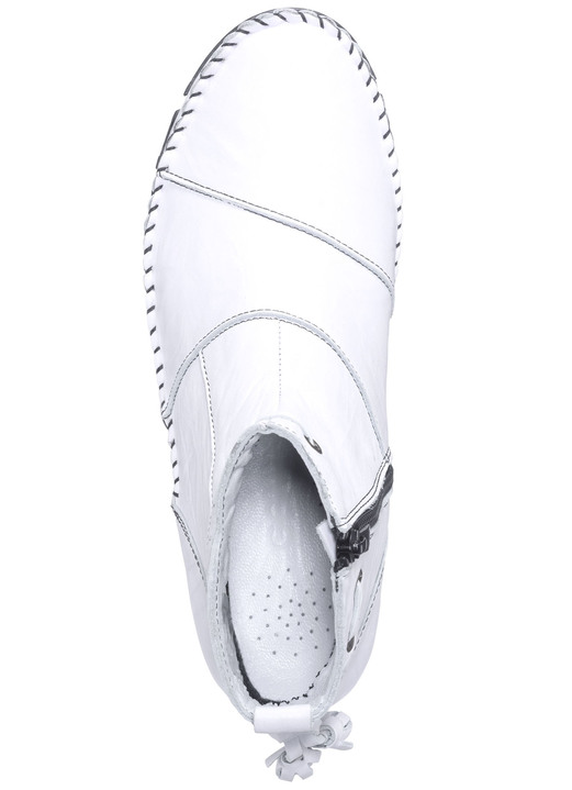 Stiefel & Stiefeletten - Gemini Mokassin-Stiefelette aus Rind-Nappaleder mit Knitter-Struktur Ansicht 12 Stiefel & Stiefeletten - Gemini Mokassin-Stiefelette aus Rind-Nappaleder mit Knitter-Struktur, in Größe 036 bis 042, in Farbe GELB Ansicht 12