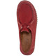 Slipper & Schnürschuhe - Mokassin-Schnürschuh aus Rind-Nubukleder – Farbe ROT – Ansicht 2 Slipper & Schnürschuhe - Mokassin-Schnürschuh aus Rind-Nubukleder, in Größe 036 bis 041, in Farbe MARINE – Farbe ROT – Ansicht 2