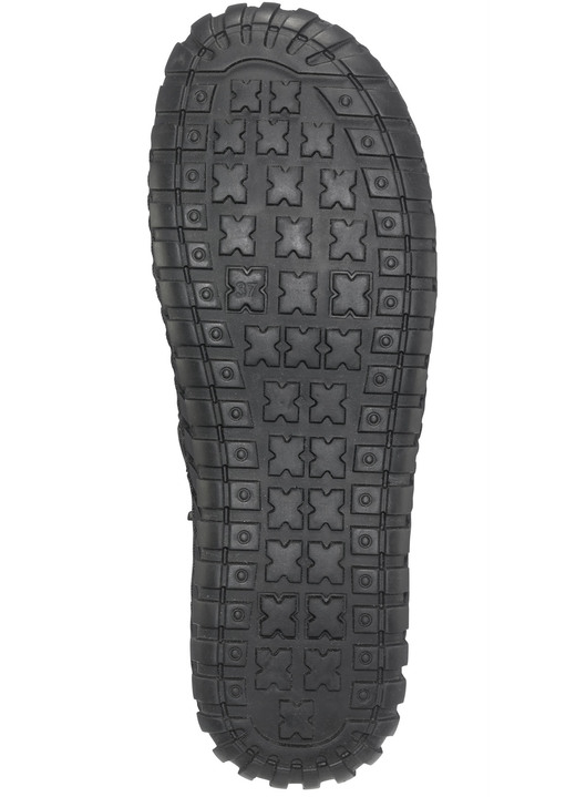 - Gemini Schnür-Bootie mit pfiffigen Besätzen, in Größe 036 bis 042, in Farbe SCHWARZ-BUNT Ansicht 4