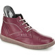 - Gemini Schnür-Bootie mit Ziernähten, in Größe 036 bis 042, in Farbe RUBINROT – Farbe RUBINROT – Ansicht 2
