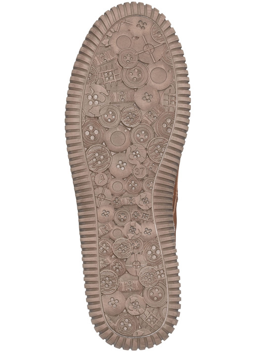 - Gemini Schnür-Bootie mit Ziernähten, in Größe 036 bis 042, in Farbe COGNAC Ansicht 4