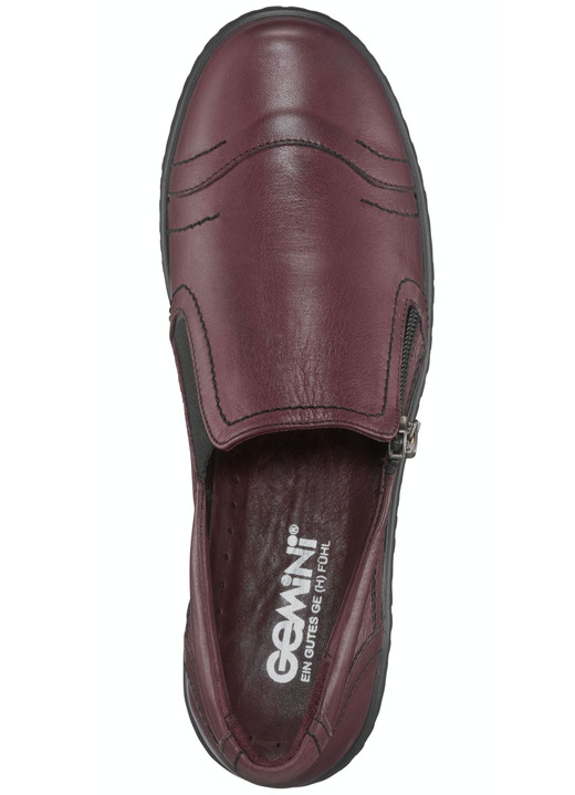 - Gemini Slipper aus weichem Rind-Nappaleder, in Größe 036 bis 042, in Farbe BORDEAUX Ansicht 3
