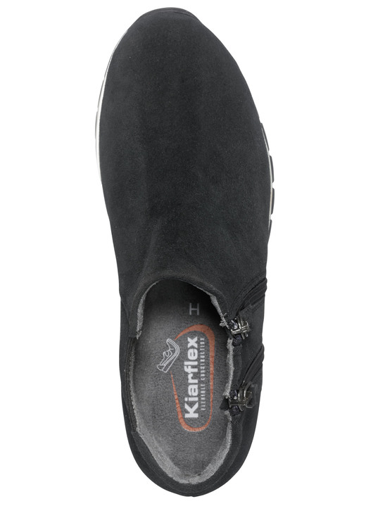 Stiefel & Stiefeletten - Bootie mit zwei Reißverschlüssen, in Größe 036 bis 042, in Farbe SCHWARZ Ansicht 3