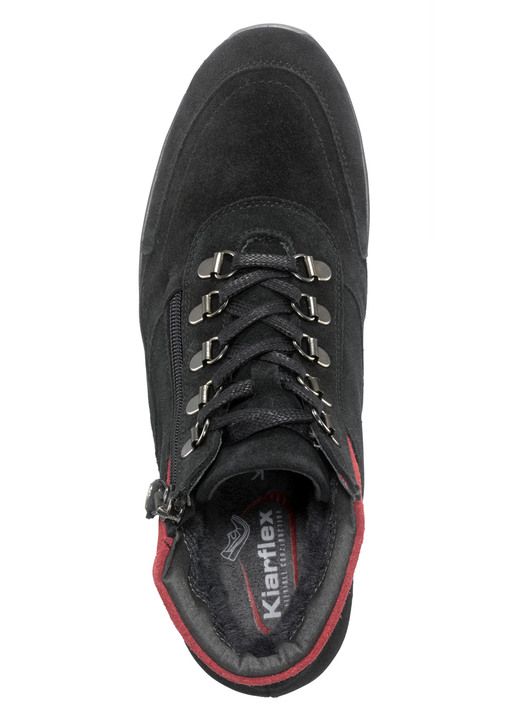 - Schnür-Bootie mit praktischem Seiteneißverschluss, in Größe 036 bis 042, in Farbe SCHWARZ-ROT Ansicht 3