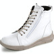 - Gemini Stiefelette mit zwei Reißverschlüsse, in Größe 036 bis 042, in Farbe WEISS – Farbe WEISS – Ansicht 1