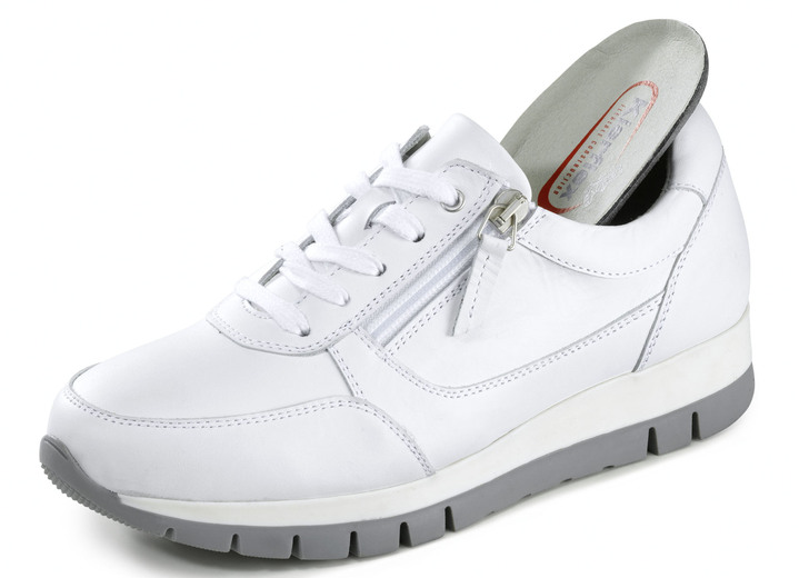 Slipper & Schnürschuhe - ELENA EDEN, sportliche Damen-Sneaker, Weite H, mit herausnehmbarem Fußbett Ansicht 9 Slipper & Schnürschuhe - ELENA EDEN, sportliche Damen-Sneaker, Weite H, mit herausnehmbarem Fußbett, in Größe 036 bis 042, in Farbe JEANS Ansicht 9