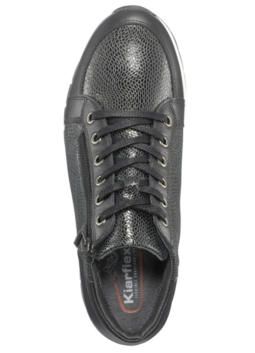 - Bootie mit glänzender Prägung, in Größe 036 bis 042, in Farbe SCHWARZ Ansicht 3