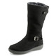 Stiefel & Stiefeletten - Waldläufer, gefütterte Damen-Stiefel, Winterschuhe, Weite H, mit Lammfell, in Größe 4 1/2 bis 9, in Farbe SCHWARZ – Farbe SCHWARZ – Ansicht 1